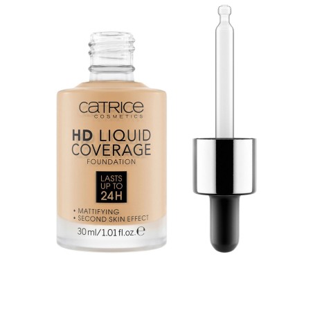 FOND DE TEINT COUVERTURE LIQUIDE HD dure jusqu'à 24h 036-noisette 30 ml