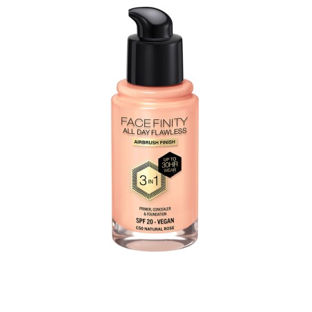 FACEFINITY ALL DAY FLAWLESS fond de teint 3 en 1 C50-rose naturel 30 ml