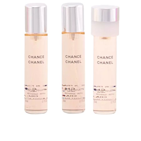 CHANCE eau de toilette vaporisateur twist & spray 3 recharges 3 x 20 ml