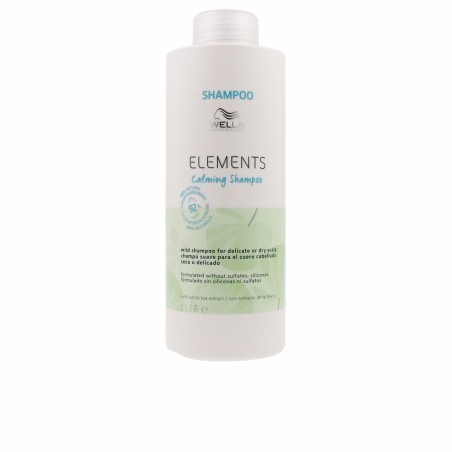 ELEMENTS Shampoing apaisant naturel pour cuir chevelu sec ou délicat 1000 ml