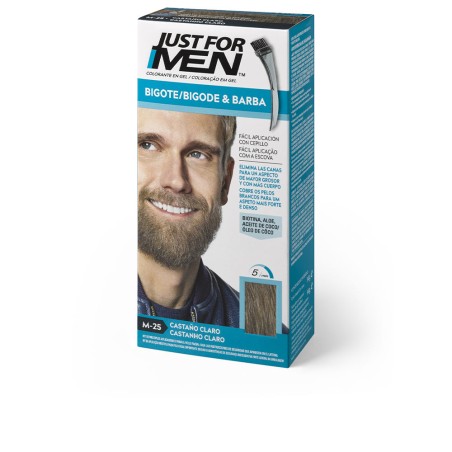 Gel COLORATION moustache, barbe et favoris marron clair 15 ml