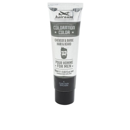 COLORATION teinture barbe et cheveux 4-Châtain 60 gr