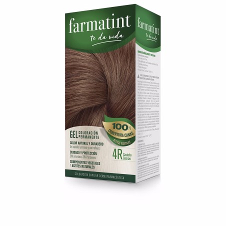 FARMATINT GEL coloration permanente 4r-châtain cuivré 5 u