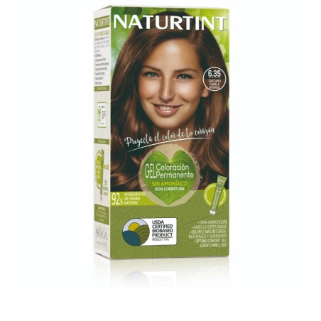 Coloration sans ammoniaque NATURTINT n° 6.35 - Châtain Cannelle Intense 170 ml