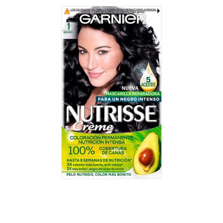 NUTRISSE CREME coloration permanente 100% couvrance 1-noir 3 u