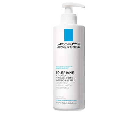 Crème nettoyante visage TOLERIANE pour peaux très sensibles et sèches, non irritante, 400 ml