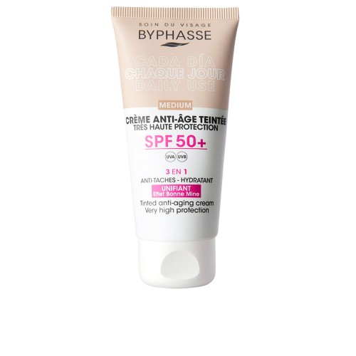 CRÈME VISAGE Anti-âge avec couleur SPF50+ medium 50 ml