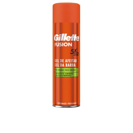 Gel de rasage GILLETTE FUSION pour peaux sensibles 200 ml