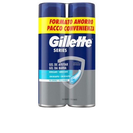 Gel de rasage GILLETTE SERIES peaux sensibles 2 x 200 ml