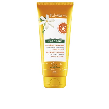 POLYSIANES MONOÏ Y TAMANU BIO gel solaire visage et corps SPF30 200 ml