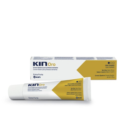 KIN ORO crème fixatrice pour prothèses dentaires 40 ml