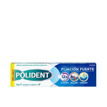 Crème fixatrice pour prothèses dentaires, fixation forte, saveur menthe, 44 g