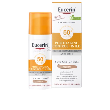 Gel-crème PHOTOVIEILLISSANT PROTECTION SOLAIRE SPF50+ medium 50 ml