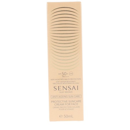 Crème solaire protectrice visage SILKY BRONZE SPF50+ 50 ml