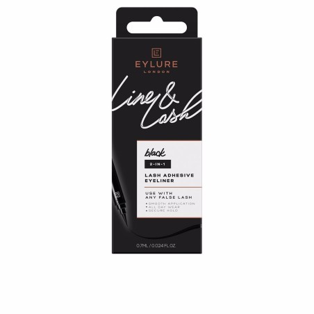 LINE & LASH 2-in-1 lash adhesive eyeliner black noir 0,7 ml