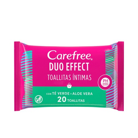Lingettes intimes CAREFREE ALOE VERA 20 u