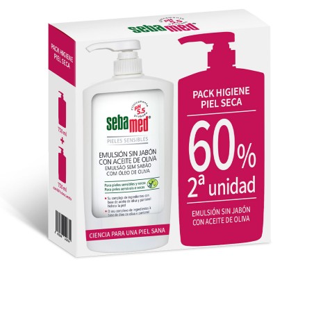 ÉMULSION SANS SAVON Gel de bain à l& 39 huile d& 39 olive duo 2 x 750 ml