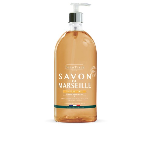 Savon de MARSEILLE vanille et miel 1000 ml