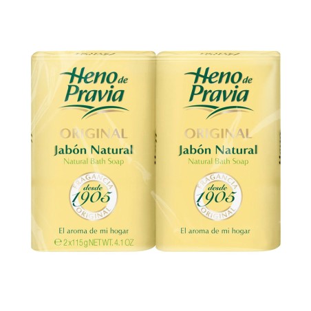 Savon naturel HENO DE PRAVIA ORIGINAL, pack de 2 x 115 gr