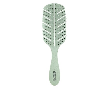 Brosse DÉMÊLANTE en fibres naturelles vert 1 u
