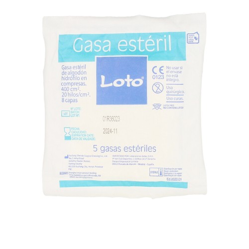 LOTO gasa suave hidrófila...