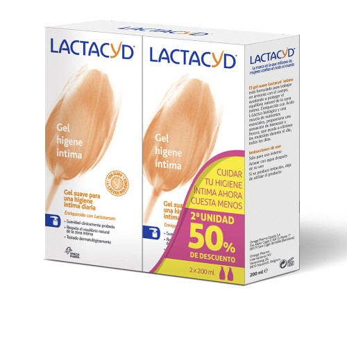 LACTACYD GEL INTIMO coffret 2 x 200 ml